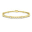 Rub Over Diamond Tennis Bracelet 2.50ct G/SI in 18k Yellow Gold