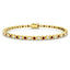 Ruby & Diamond Tennis Bracelet 2.35ct in 18k Yellow Gold - All Diamond
