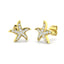 Starfish Diamond Earrings 0.18ct G/SI Quality 18k Yellow Gold 9.3mm