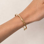 Tension Set Diamond Bangle 0.33ct G/SI Diamond in 9k Yellow Gold - All Diamond