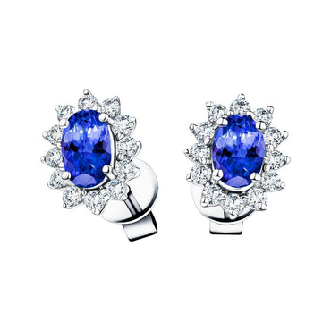 Tiffany and Co. Diamond and Sapphire Earrings | Sapphire earrings, Antique  earrings, Vintage stud earrings