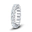 17 Stone Full Eternity Ring 4.00ct G/SI Diamonds In 18k White Gold