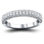 18 Stone Diamond Half Eternity Ring 0.30ct G/SI Diamonds in Platinum - All Diamond