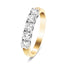 18k Yellow Gold 5 Stone Diamond Eternity Ring 0.80ct in G/SI Quality