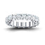 19 Stone Full Eternity Ring 3.00ct G/SI Diamonds In 18k White Gold - All Diamond