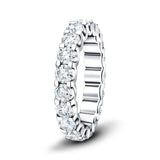 19 Stone Full Eternity Ring 3.00ct G/SI Diamonds In Platinum - All Diamond