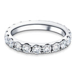 20 Stone Full Eternity Ring 2.00ct G/SI Diamonds In Platinum - All Diamond