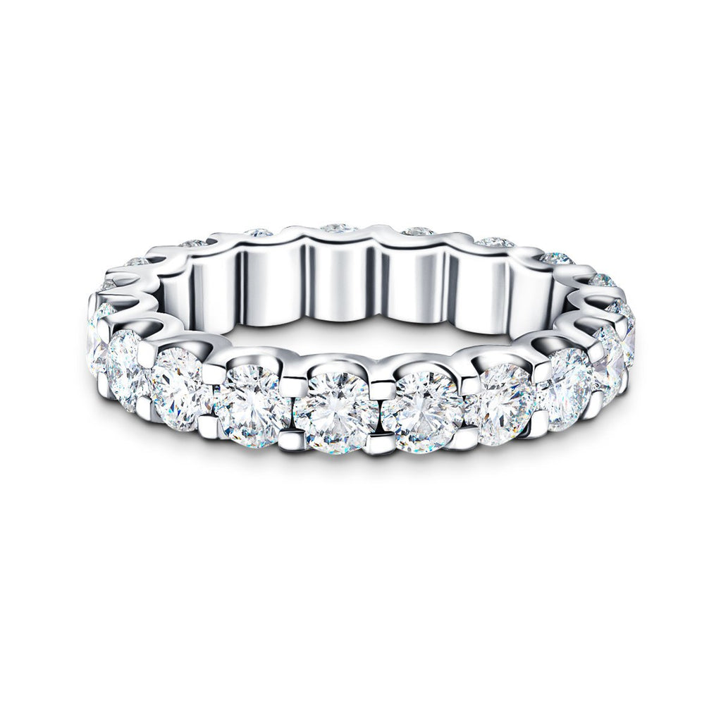 22 Stone Full Eternity Ring 2.00ct G/SI Diamonds In 18k White Gold - All Diamond