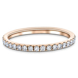 28 Stone Full Eternity Ring 1.00ct G/SI Diamonds In 18k Rose Gold - All Diamond