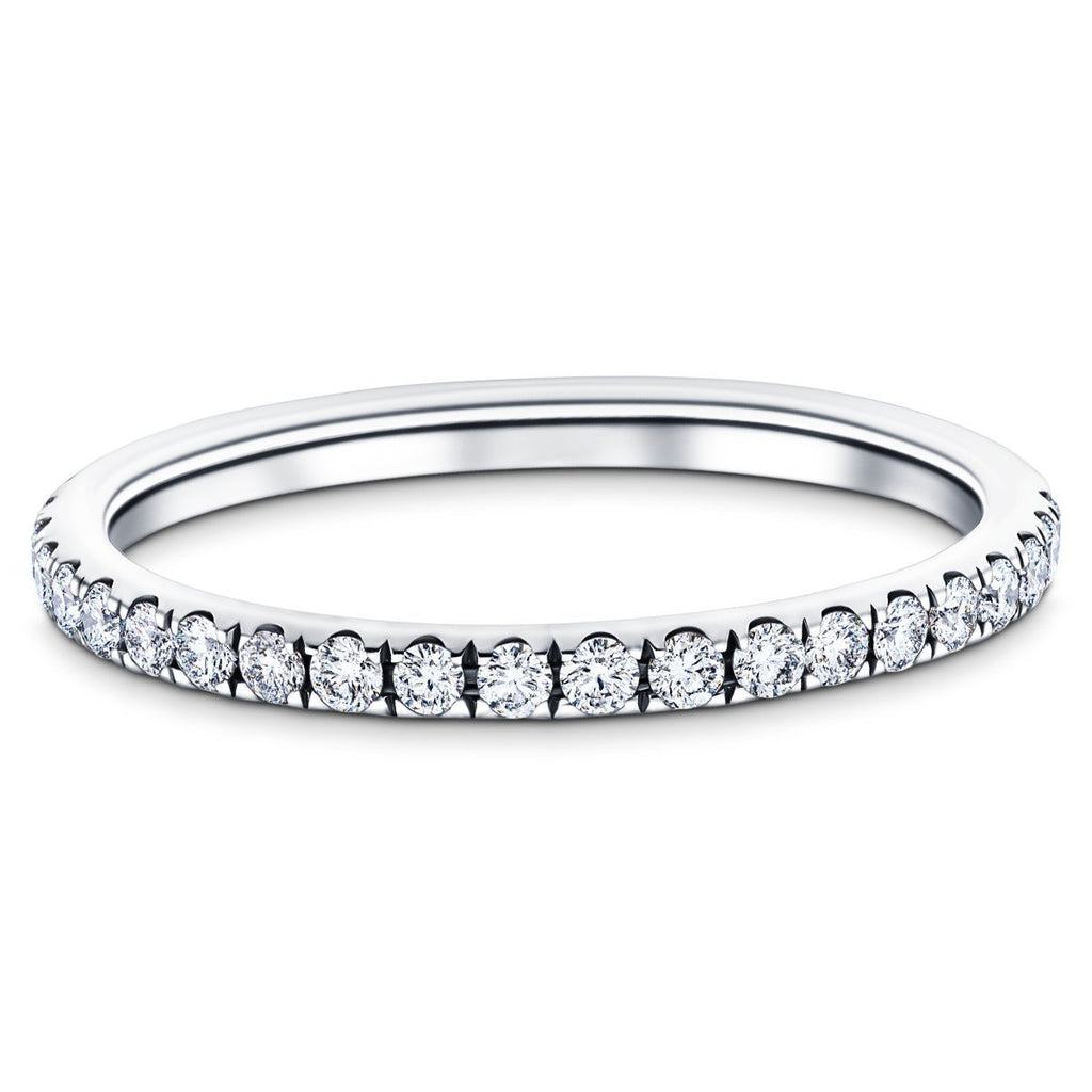28 Stone Full Eternity Ring 1.00ct G/SI Diamonds In Platinum - All Diamond