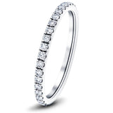 35 Stone Full Eternity Ring 0.50ct G/SI Diamonds In Platinum - All Diamond