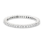 40 Stone Full Eternity Ring 0.50ct G/SI Diamonds in 18k White Gold - All Diamond