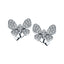 Butterfly Diamond Earrings 0.50ct G/SI Quality in 18k White Gold - All Diamond
