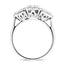 Certified Cluster Diamond Engagement Ring 1.20ct G/SI in 9k White Gold - All Diamond