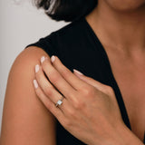 Certified Diamond Princess Engagement Ring 1.00ct G/SI in Platinum - All Diamond