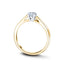 Certified Solitaire Diamond Engagement Ring 0.20ct H/SI Quality 18k Yellow Gold - All Diamond