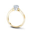 Certified Solitaire Diamond Engagement Ring 0.50ct G/SI Quality 9k Yellow Gold - All Diamond