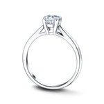 Certified Solitaire Diamond Engagement Ring 2.00ct E/VS Quality Platinum - All Diamond