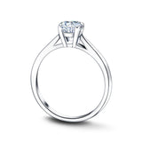 Certified Solitaire Diamond Engagement Ring 2.00ct G/SI Quality 18k White Gold - All Diamond