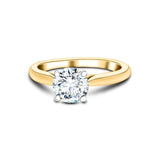 Certified Solitaire Diamond Engagement Ring 2.00ct G/SI Quality 18k Yellow Gold - All Diamond