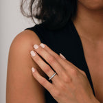 Channel Set Full Eternity Diamond Ring 0.80ct 18k White Gold 2.6mm - All Diamond