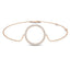 Circle of Life Diamond Bracelet 0.15ct G/SI in 18k Rose Gold