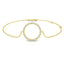 Circle of Life Diamond Bracelet 0.15ct G/SI in 18k Yellow Gold