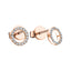 Circle of Life Diamond Earrings 0.15ct G/SI Quality 18k Rose Gold