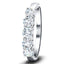 Classic Five Stone Ring with 1.00ct G/SI Quality 18k White Gold