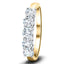 Classic Five Stone Ring with 1.00ct G/SI Quality 18k Yellow Gold