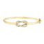 Claw Diamond Bangle 0.55ct G/SI Quality in 9k Yellow Gold