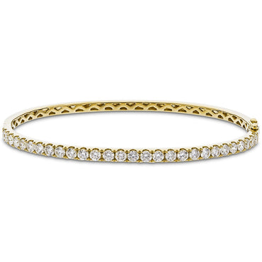 14K Yellow Gold Diamond Bangle Bracelet 001-170-00750 | Quality Gem LLC |  Bethel, CT