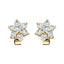 Daisy Diamond Cluster Stud Earrings 0.25ct G/SI in 18k Yellow Gold - All Diamond