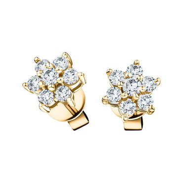 Diamond Earrings 1/2 Carat IGI Certified Diamond 7 Stone Cluster Earrings  14K White Gold Natural Diamond Earrings GH-I2-I3 Quality Diamond Stud  Earrings Best Jewelry Gifts : Amazon.ca: Clothing, Shoes & Accessories