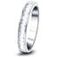Diamond Baguette Channel Half Eternity Ring 0.25ct 18k White Gold - All Diamond