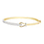 Diamond Bangle 1.05ct G/SI Quality in 9k Two Tone Gold
