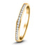 Diamond Channel Half Eternity Ring 0.15ct G/SI 18k Yellow Gold 2.3mm