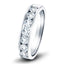 Diamond Channel Half Eternity Ring 0.80ct G/SI 18k White Gold 4.0mm