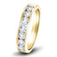 Diamond Channel Half Eternity Ring 1.00ct G/SI 18k Yellow Gold 4.5mm