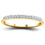 Diamond Channel Set Half Eternity Ring 0.20ct G/SI 9k Yellow Gold - All Diamond