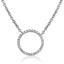 Diamond Circle of Life Necklace 0.10ct G/SI Quality in 18k White Gold