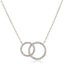 Diamond Circle of Life Necklace 0.25ct G/SI 18k White Gold 12x18