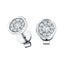 Diamond Cluster Circle Earrings 0.30ct G/SI Quality 18k White Gold