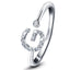 Diamond Initial 'G' Ring 0.10ct Premium Quality in 18k White Gold