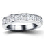 Diamond Princess Half Eternity Ring 1.40ct G/SI 18k White Gold 4.5mm - All Diamond