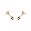 Diamond Rub Over Earrings 0.50ct G/SI Quality in 18k Yellow Gold - All Diamond