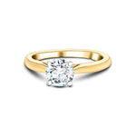 Diamond Solitaire Engagement Ring 0.70ct G/SI Quality 18k Yellow Gold - All Diamond