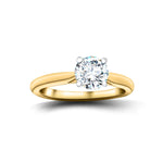 Diamond Solitaire Engagement Ring 0.70ct G/SI Quality 18k Yellow Gold - All Diamond