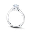Diamond Solitaire Engagement Ring 0.90ct G/SI Quality 18k White Gold - All Diamond