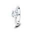 Certified Diamond Solitaire Engagement Ring 0.90ct E/VS Quality 18k White Gold
